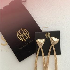 House of Harlow earrings
